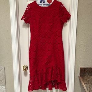 Eliza J red dress size 6